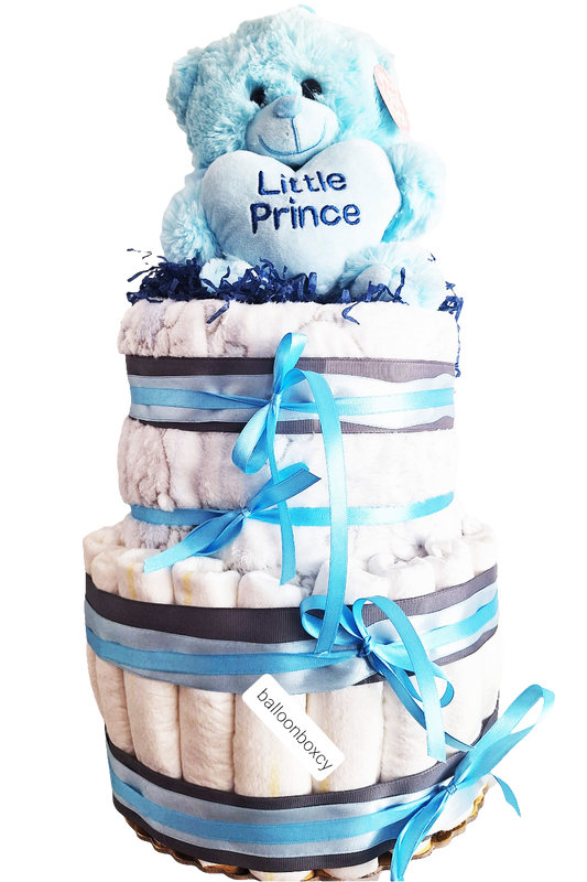 Newborn Diaper Cake for Boy
